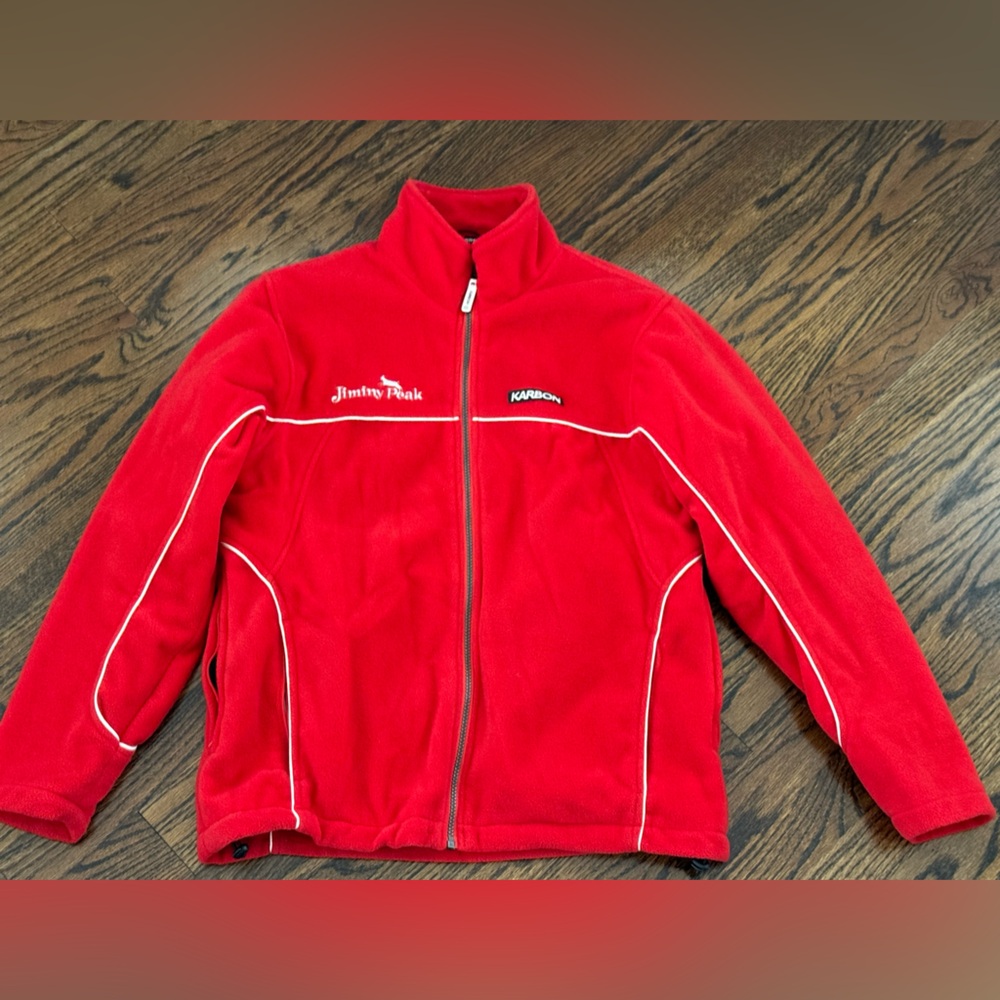 Men’s Red Karbon Jiminy Peak ski fleece jacket